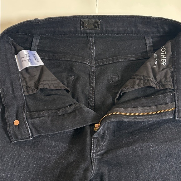 MOTHER The Hustler Ankle Fray in Encounters At Night Women's Size 27 - Picture 10 of 15